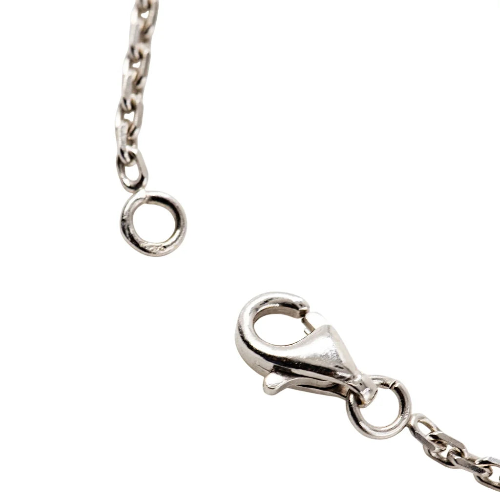 Collier Pendentif en or blanc, diamant fancy yellow et diamant