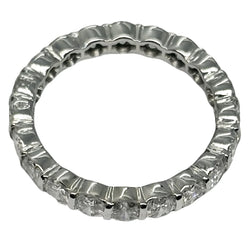 Bague Alliance en or blanc et diamants