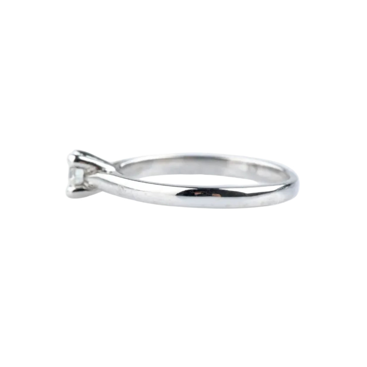 Bague Solitaire en or blanc et diamant