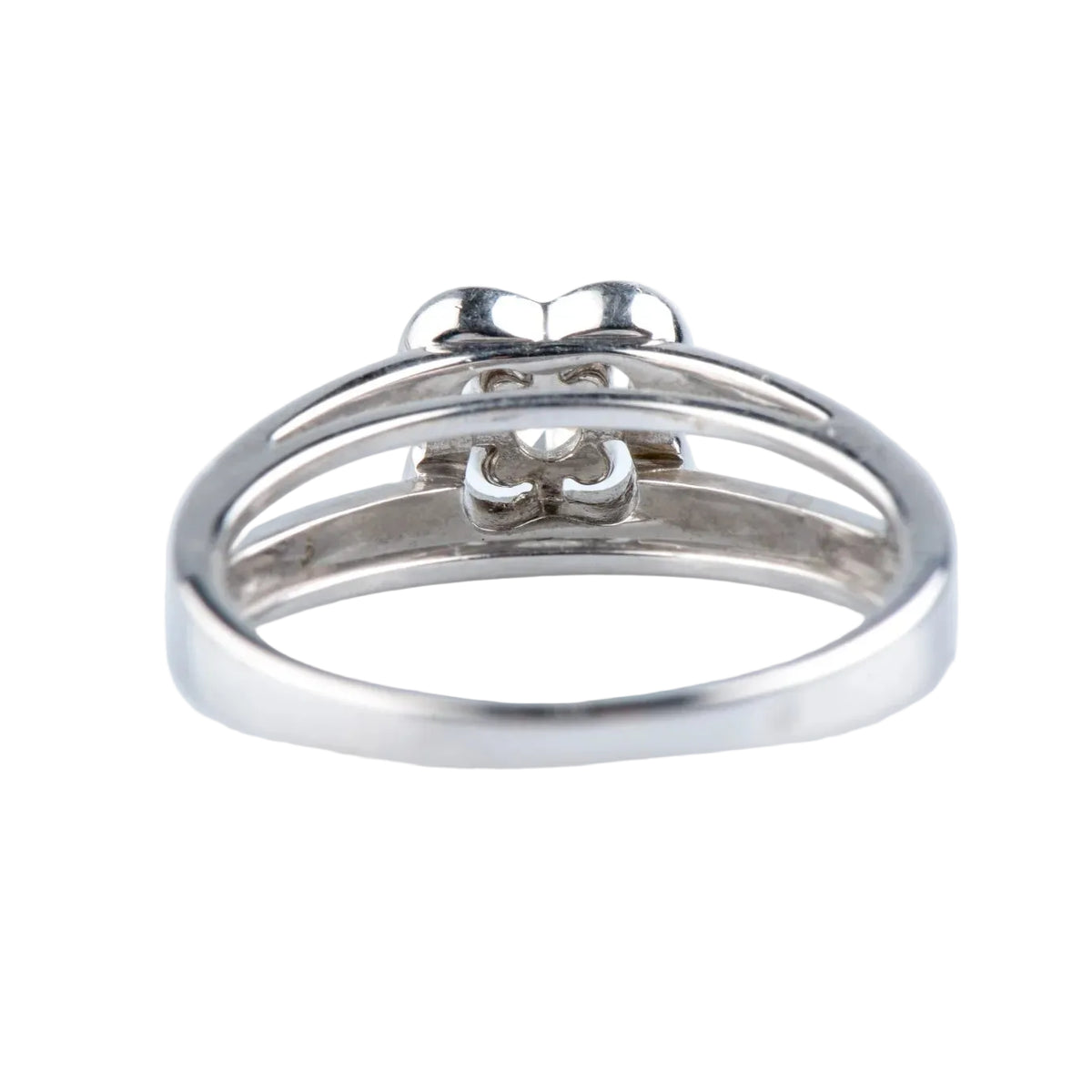 Bague Entourage MAUBOUSSIN "Moi aime toi" en or blanc et diamants