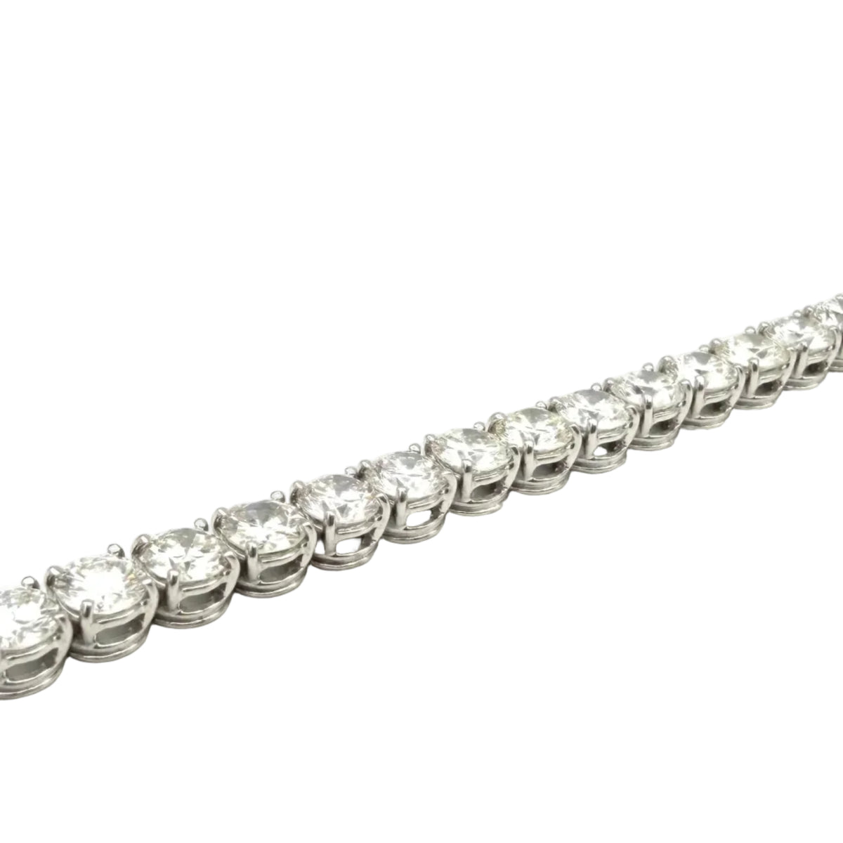 Bracelet Ligne en or blanc et diamants