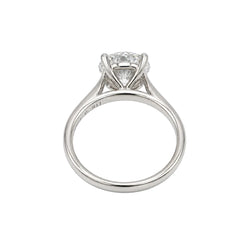 Bague Solitaire en or blanc et diamant