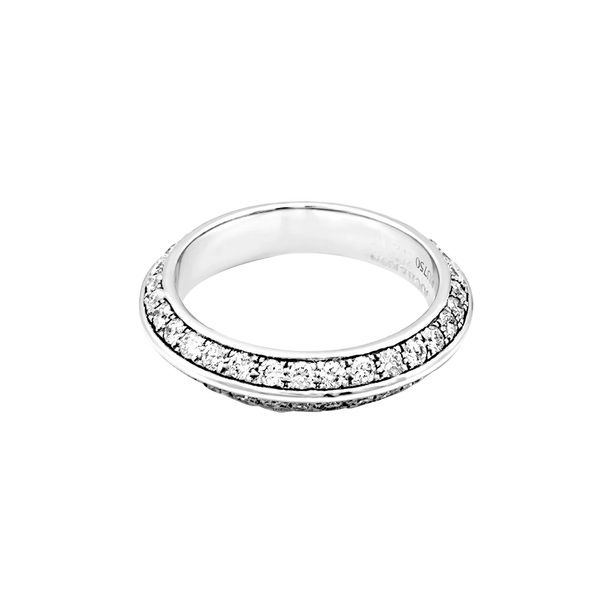 Bague Alliance BOUCHERON "Éternelle" en or blanc et diamants