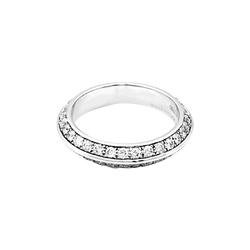 Bague Alliance BOUCHERON "Éternelle" en or blanc et diamants