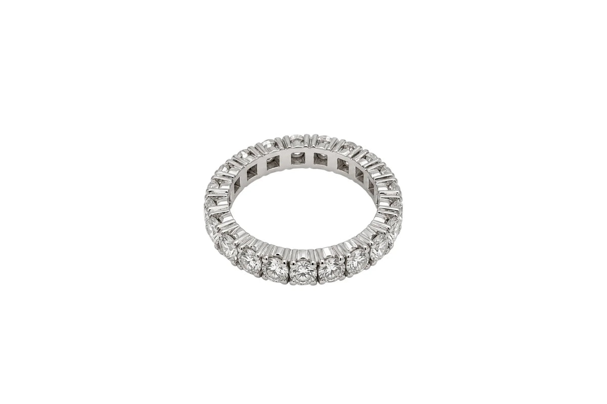 Bague Alliance en or blanc et diamants