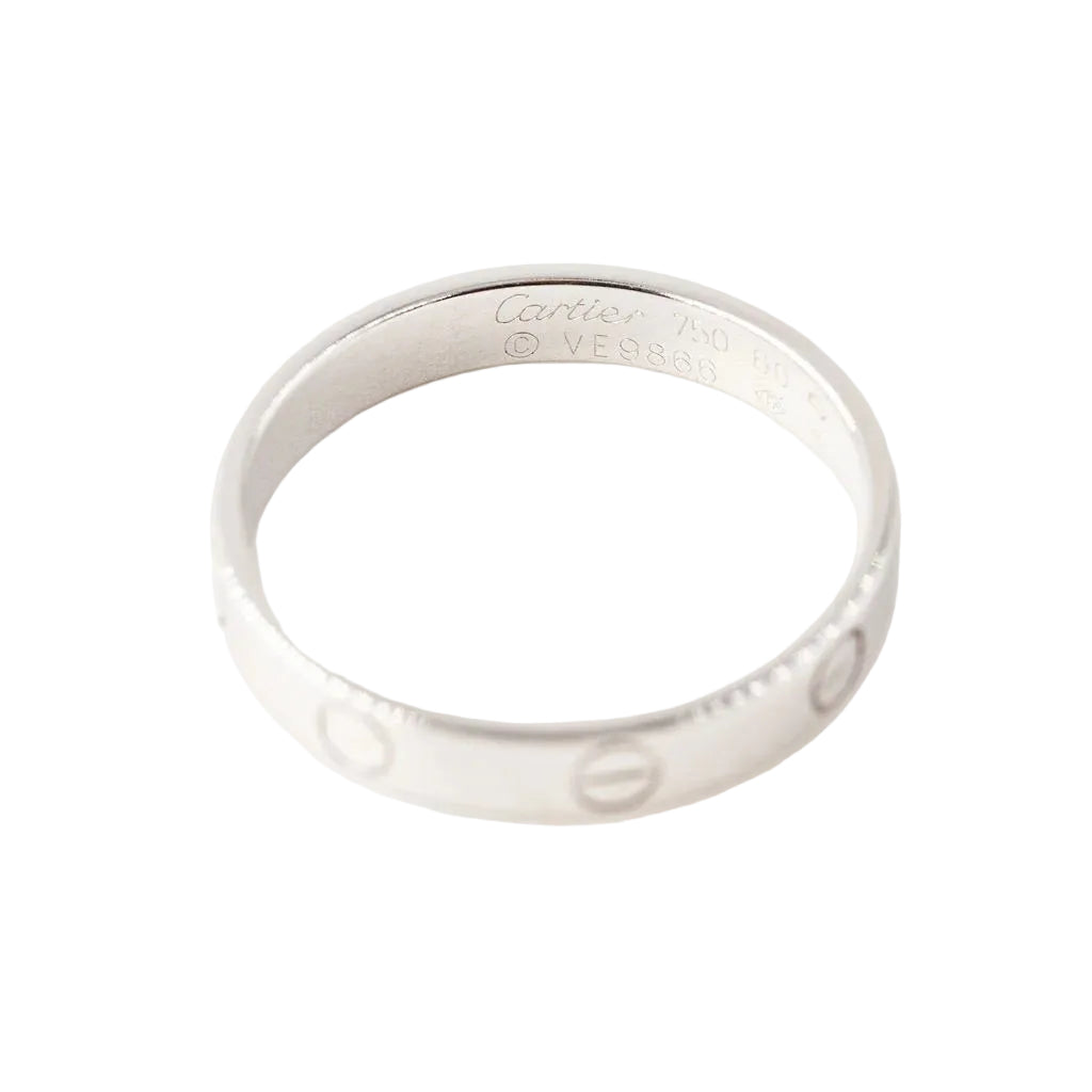 Bague CARTIER Love en or blanc