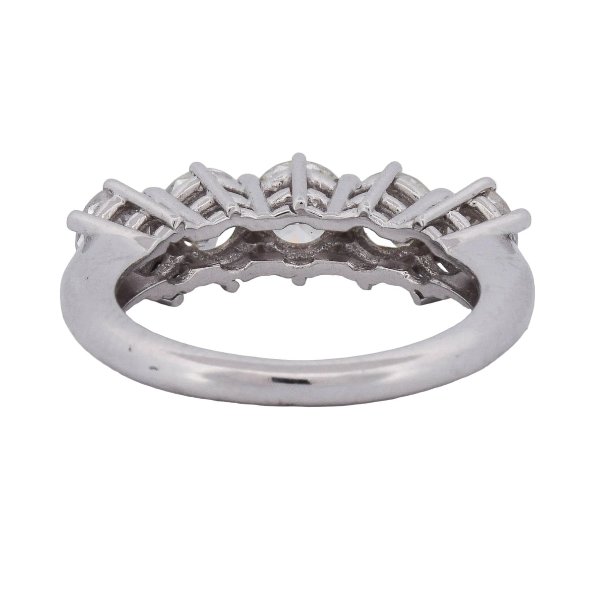 Bague en or blanc et diamants