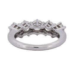 Bague en or blanc et diamants