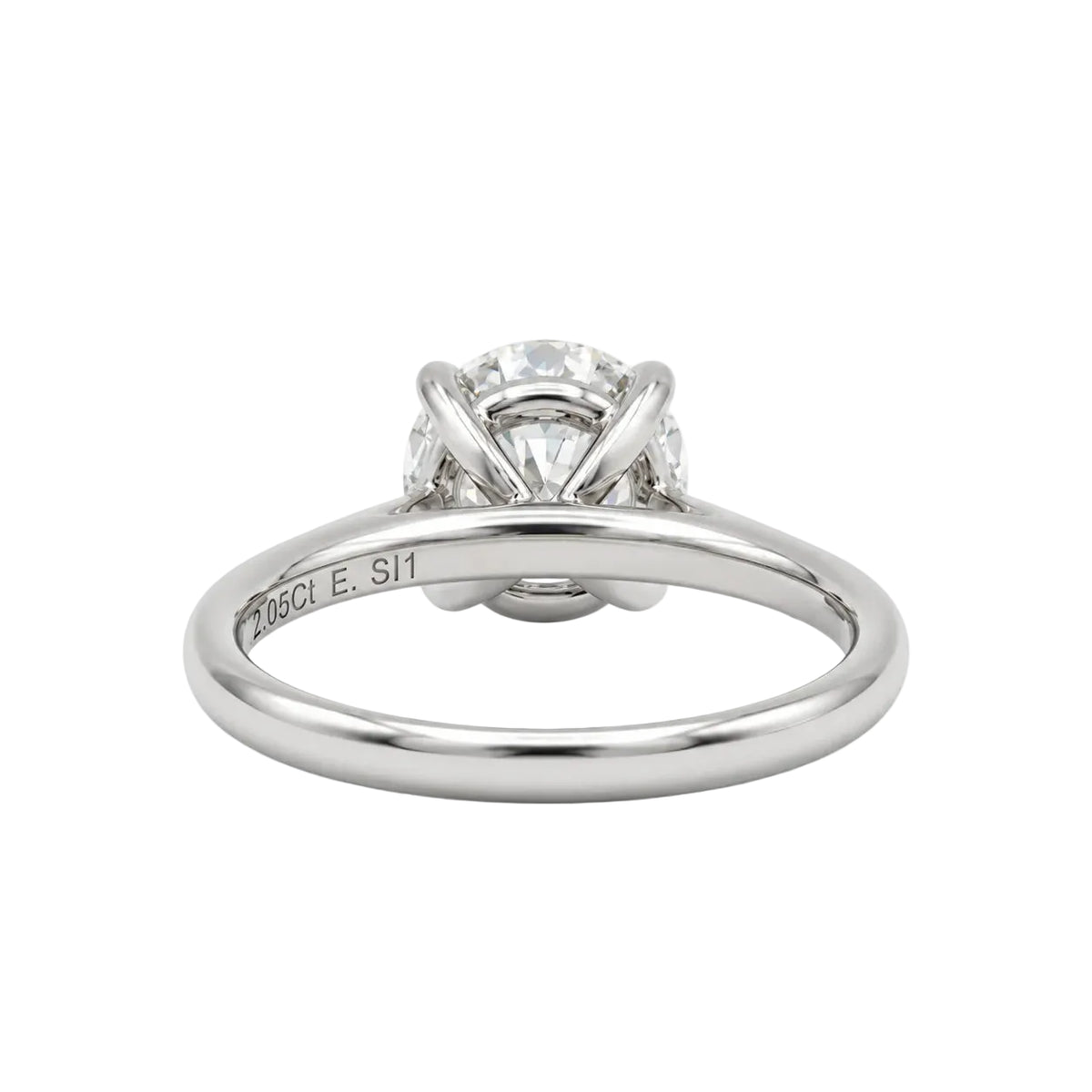 Bague Solitaire en or blanc et diamant