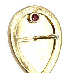 Boucles d'oreilles Pendantes ROBERTO COIN en or jaune, quartz et diamants