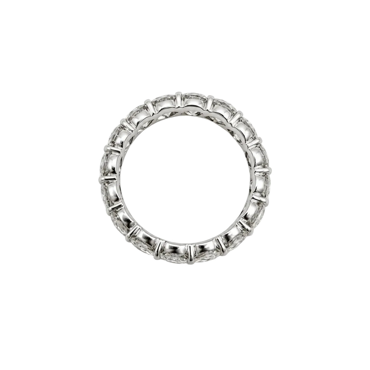 Bague Alliance en or blanc et diamants
