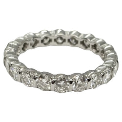 Bague Alliance en or blanc et diamants