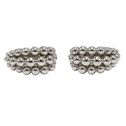 Boucles d'oreilles Clips BOUCHERON "Grains de raisin" en or blanc