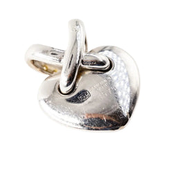 Pendentif CHAUMET "Coeur Liens" en or blanc et diamants