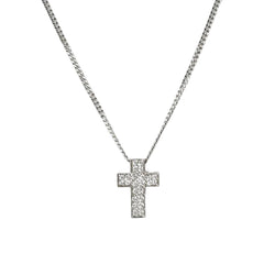 Collier Pendentif en or blanc et diamants