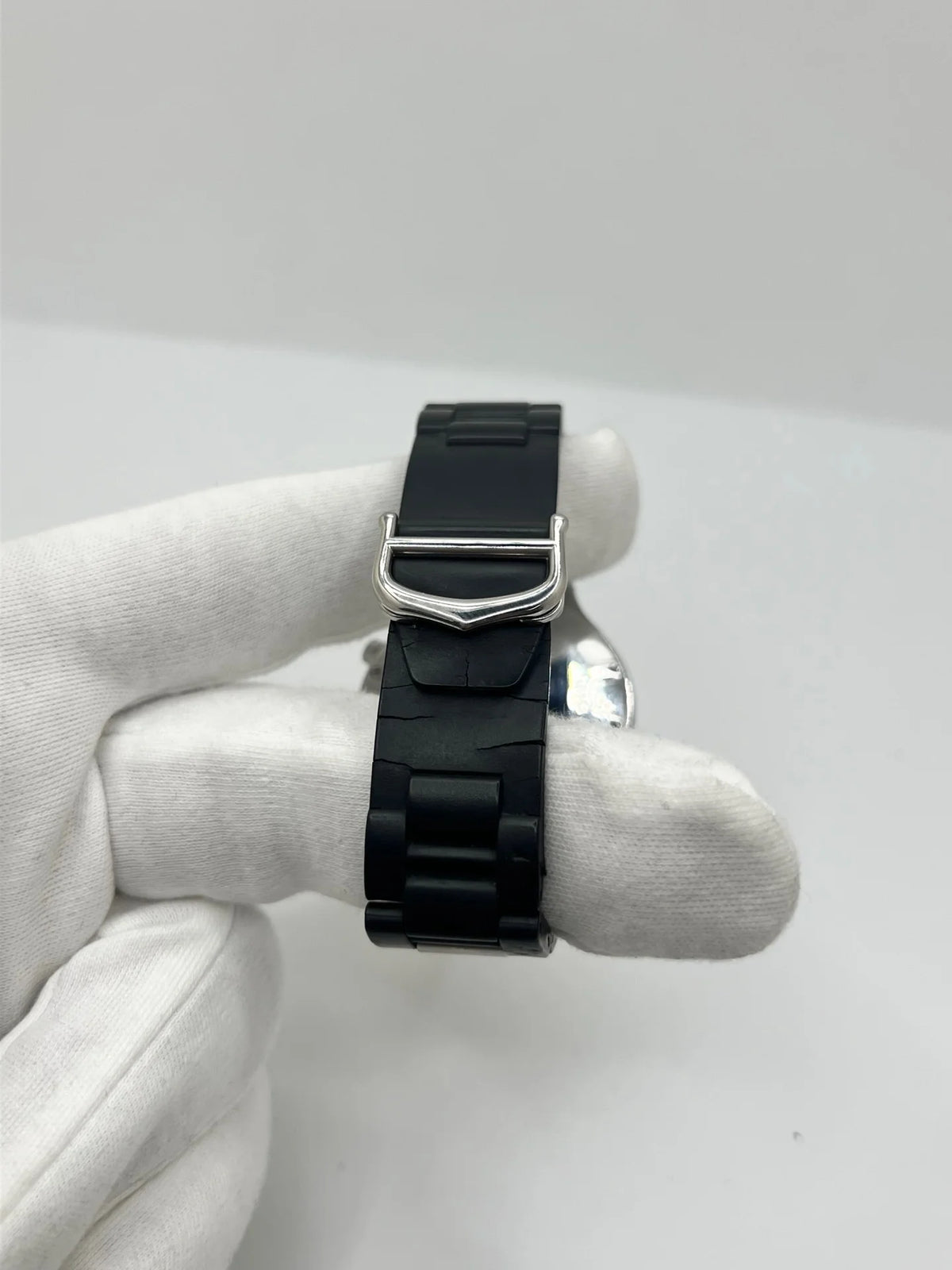 Montre CARTIER "21 Chronoscaph" en acier inoxydable et caoutchouc
