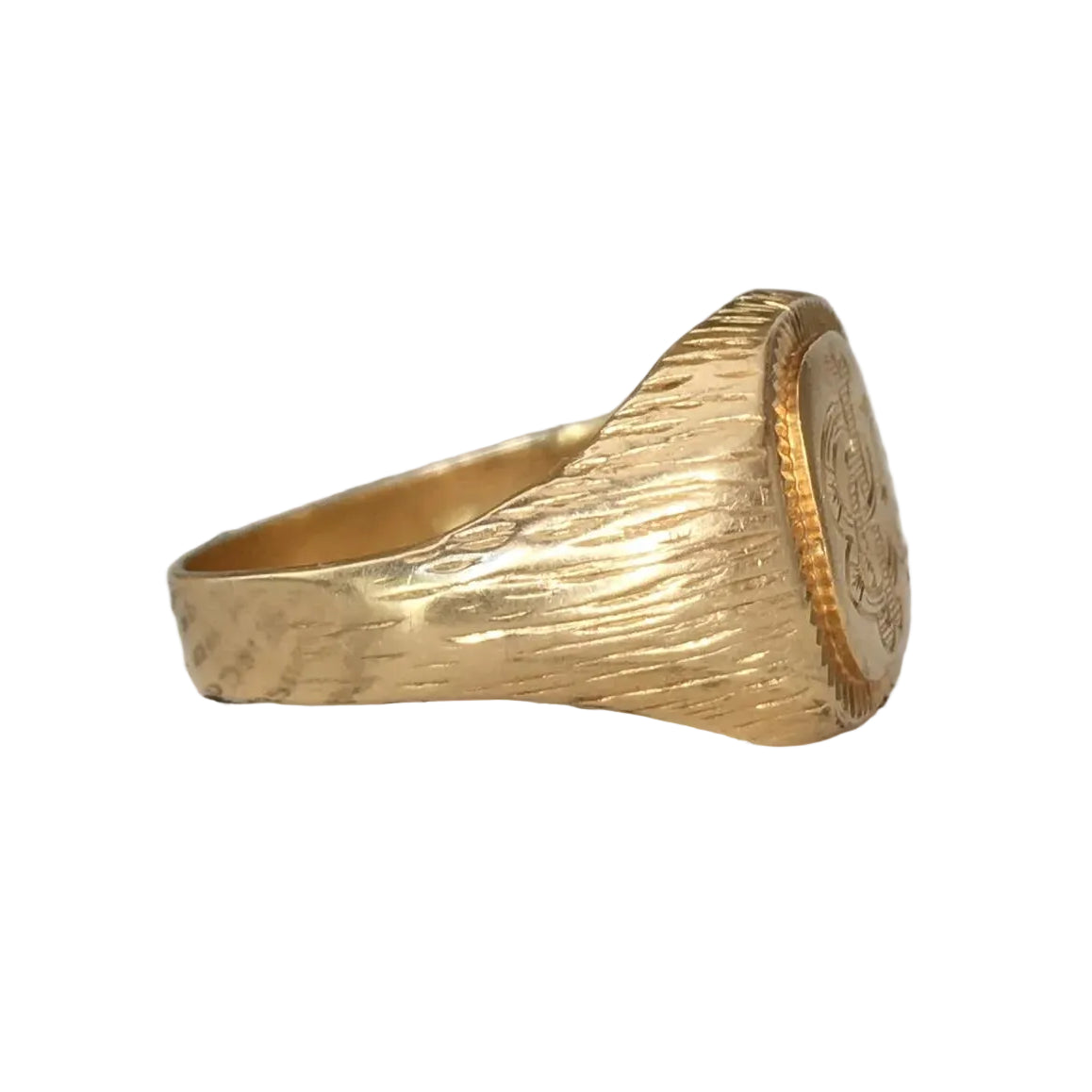 Bague Chevalière en or jaune