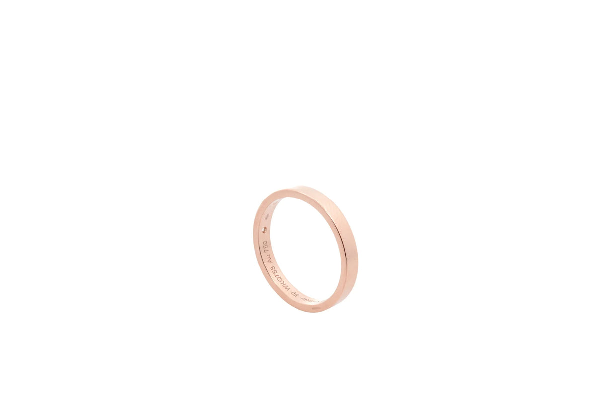 Bague Alliance CARTIER "C de Cartier" en or rose et diamant