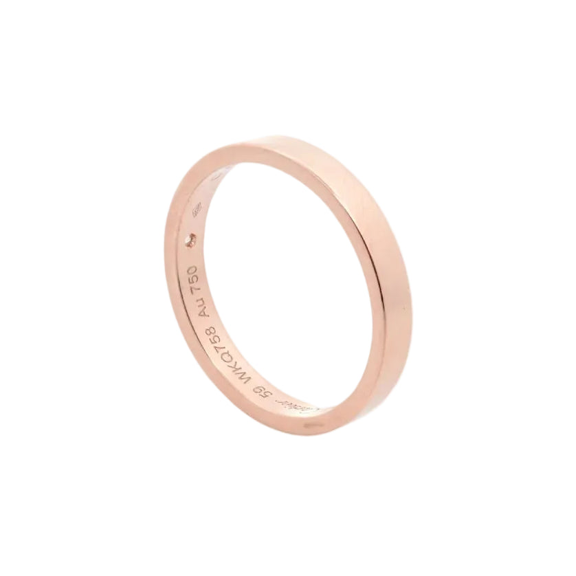 Bague Alliance CARTIER C de Cartier en or rose et diamant