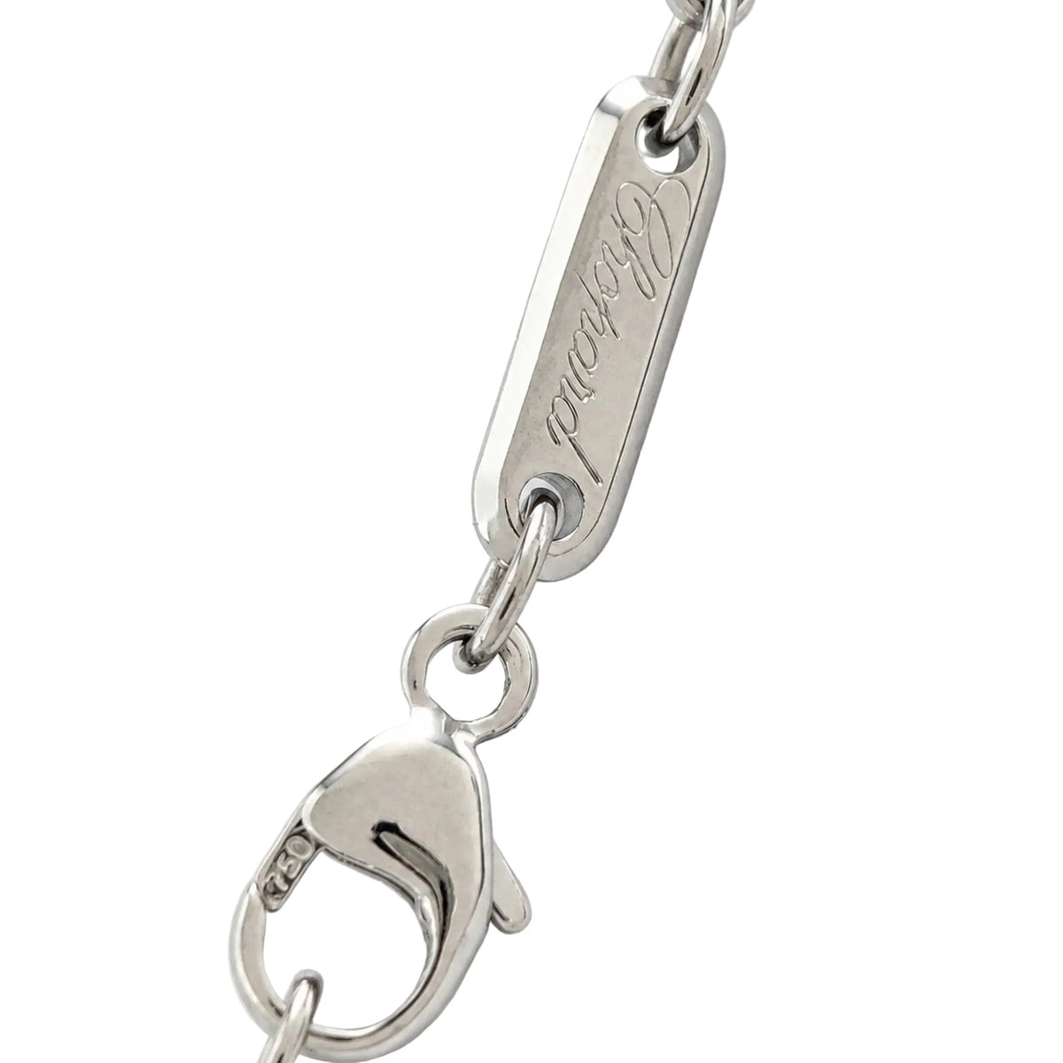Collier Pendentif CHOPARD "Happy Diamonds" en or blanc et diamant