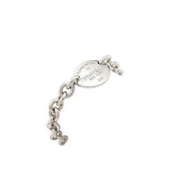 Bracelet Maille TIFFANY & CO. "Please Return to Tiffany & Co. New York" en argent