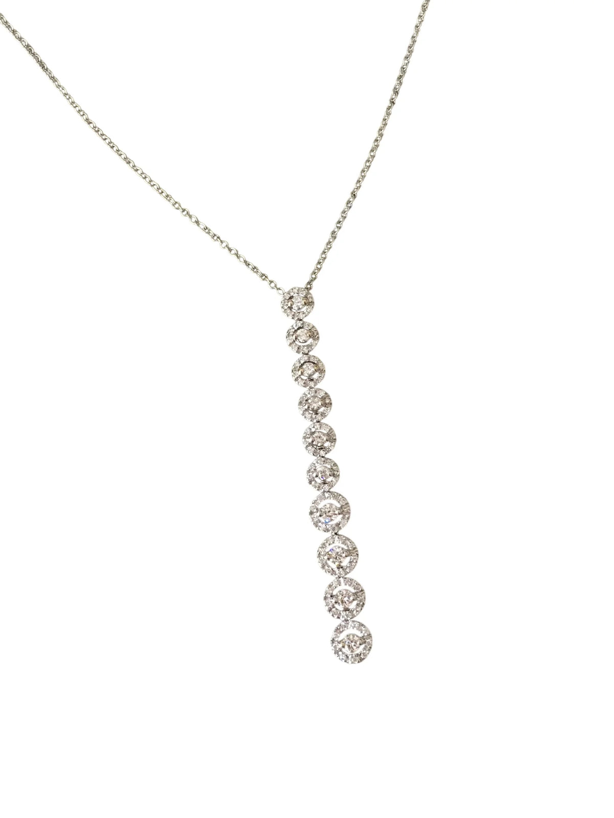 Collier Pendentif LÉO PIZZO en or blanc et diamants