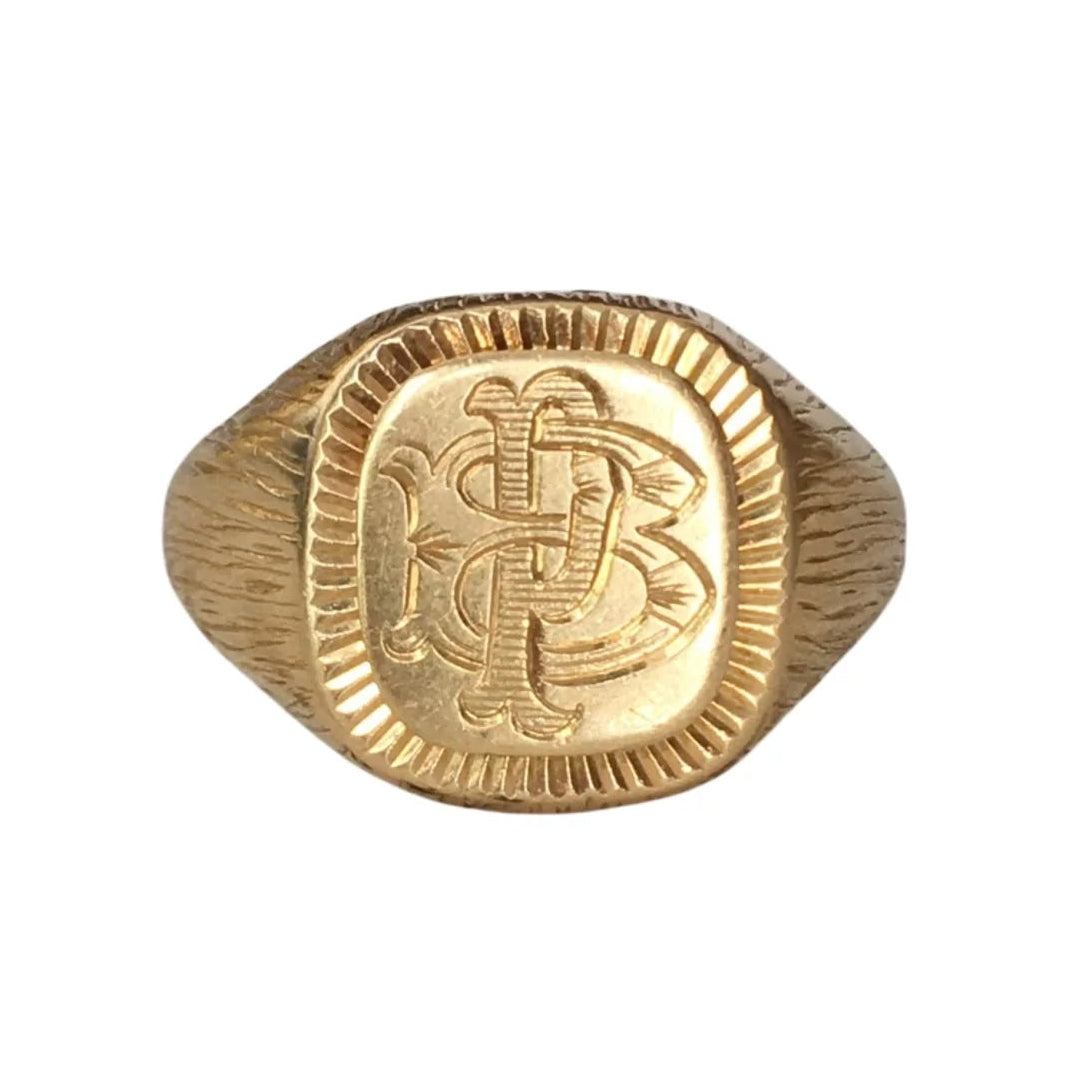 Bague Chevalière en or jaune
