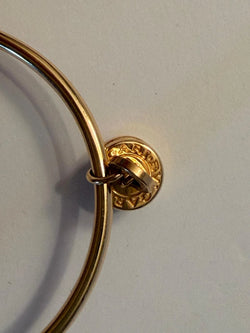 Boucles d'oreilles Créoles BULGARI "B.Zero1" en or jaune
