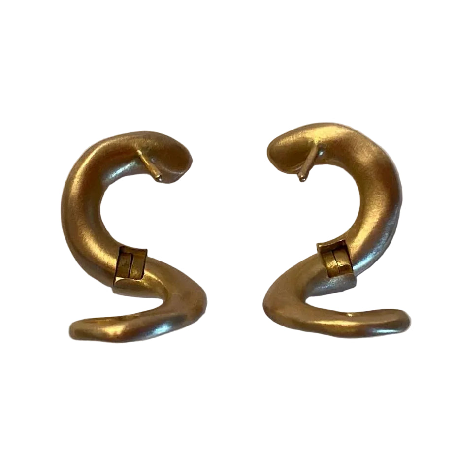 Boucles d'oreilles Puces en or rose