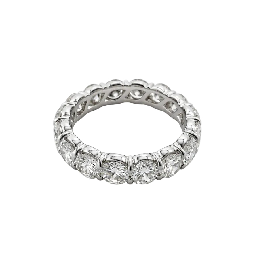 Bague Alliance en or blanc et diamants