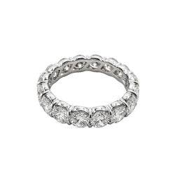 Bague Alliance en or blanc et diamants