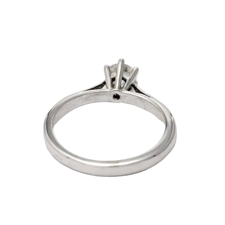 Bague Solitaire en or blanc et diamant