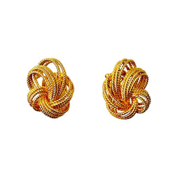 Boucles d'oreilles Clips VAN CLEEF & ARPELS en or jaune