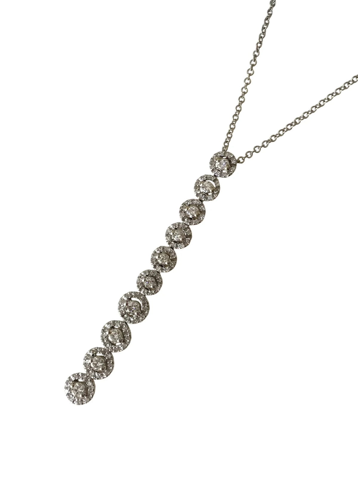 Collier Pendentif LÉO PIZZO en or blanc et diamants