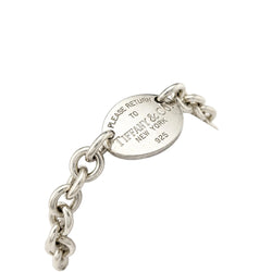 Bracelet Maille TIFFANY & CO. "Please Return to Tiffany & Co. New York" en argent