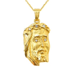 Pendentif en or jaune et diamants