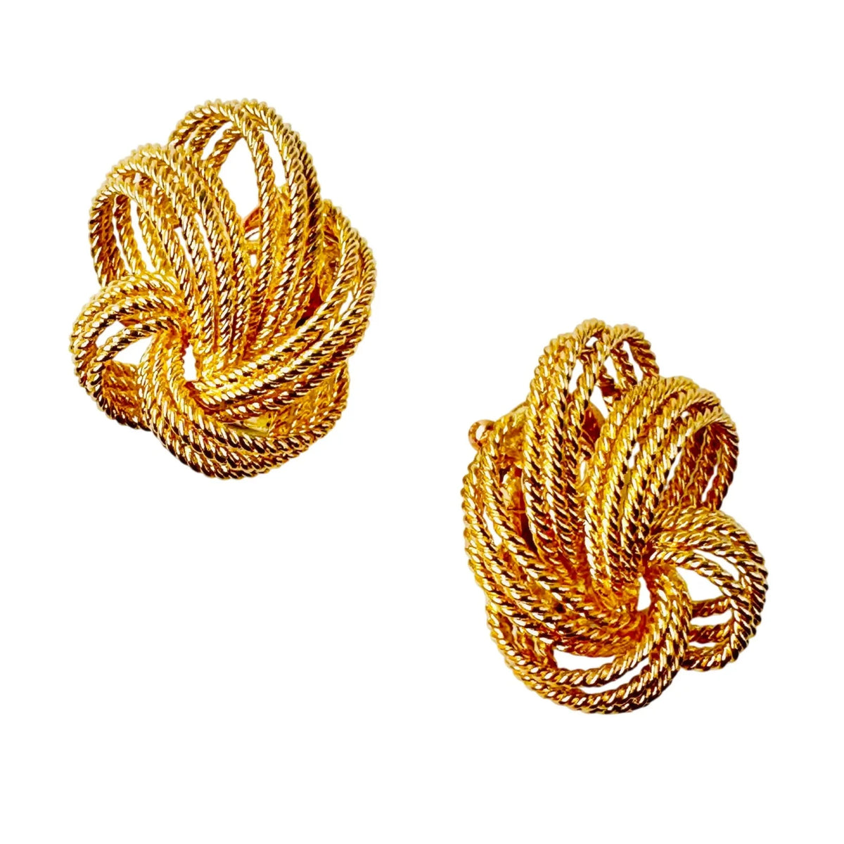 Boucles d'oreilles Clips VAN CLEEF & ARPELS en or jaune