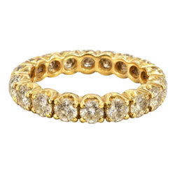 Bague Alliance en or jaune et diamants