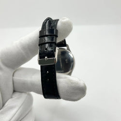 Montre ETERNA "Calatrava" en acier inoxydable et cuir