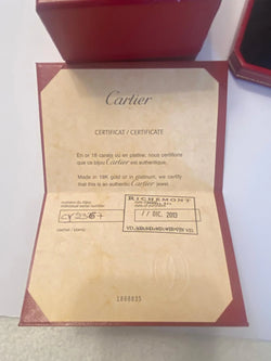 Bague CARTIER "Santos Dumont" en or blanc