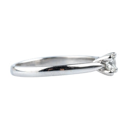 Bague Solitaire en or blanc et diamant