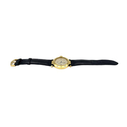 Montre CARTIER "Pasha" en or jaune et cuir