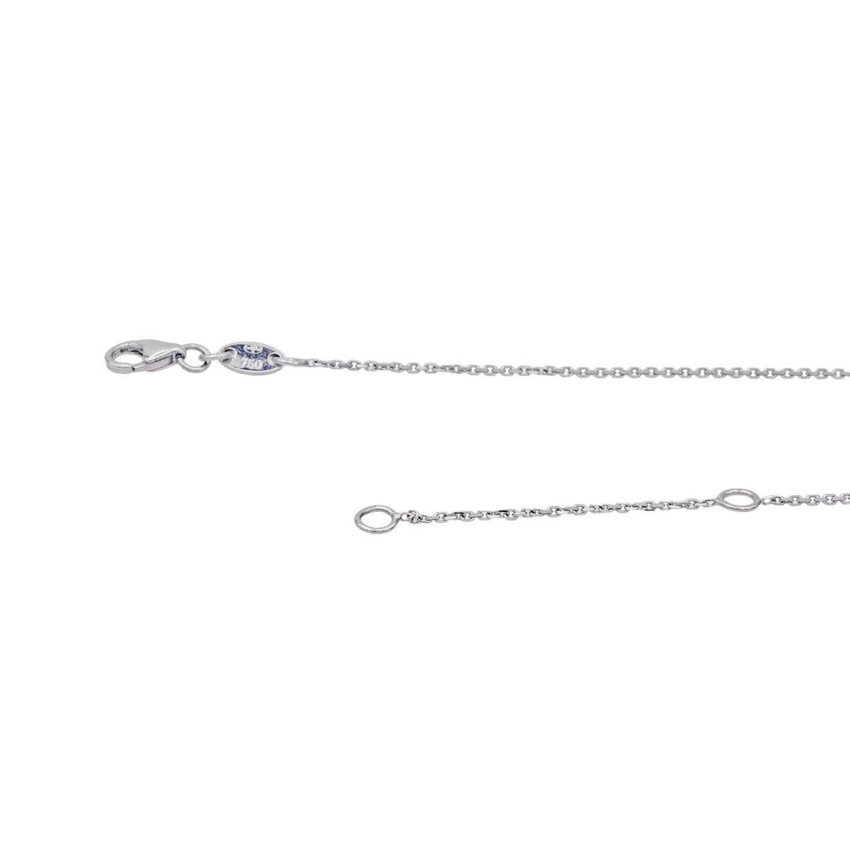 Garel Collier Solitaire Or blanc Diamant - Castafiore