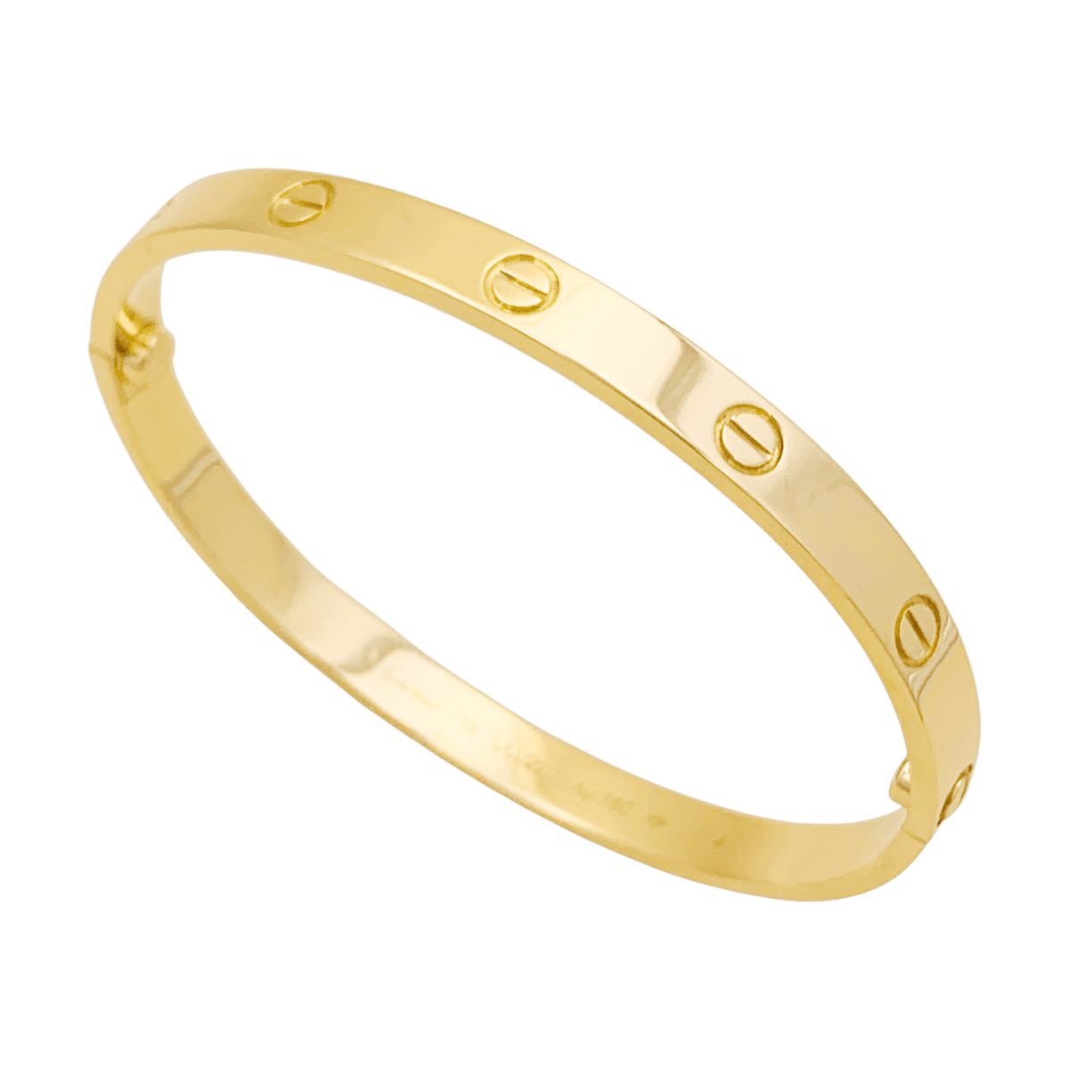 Bracelet Cartier, "Love" classique, or jaune.