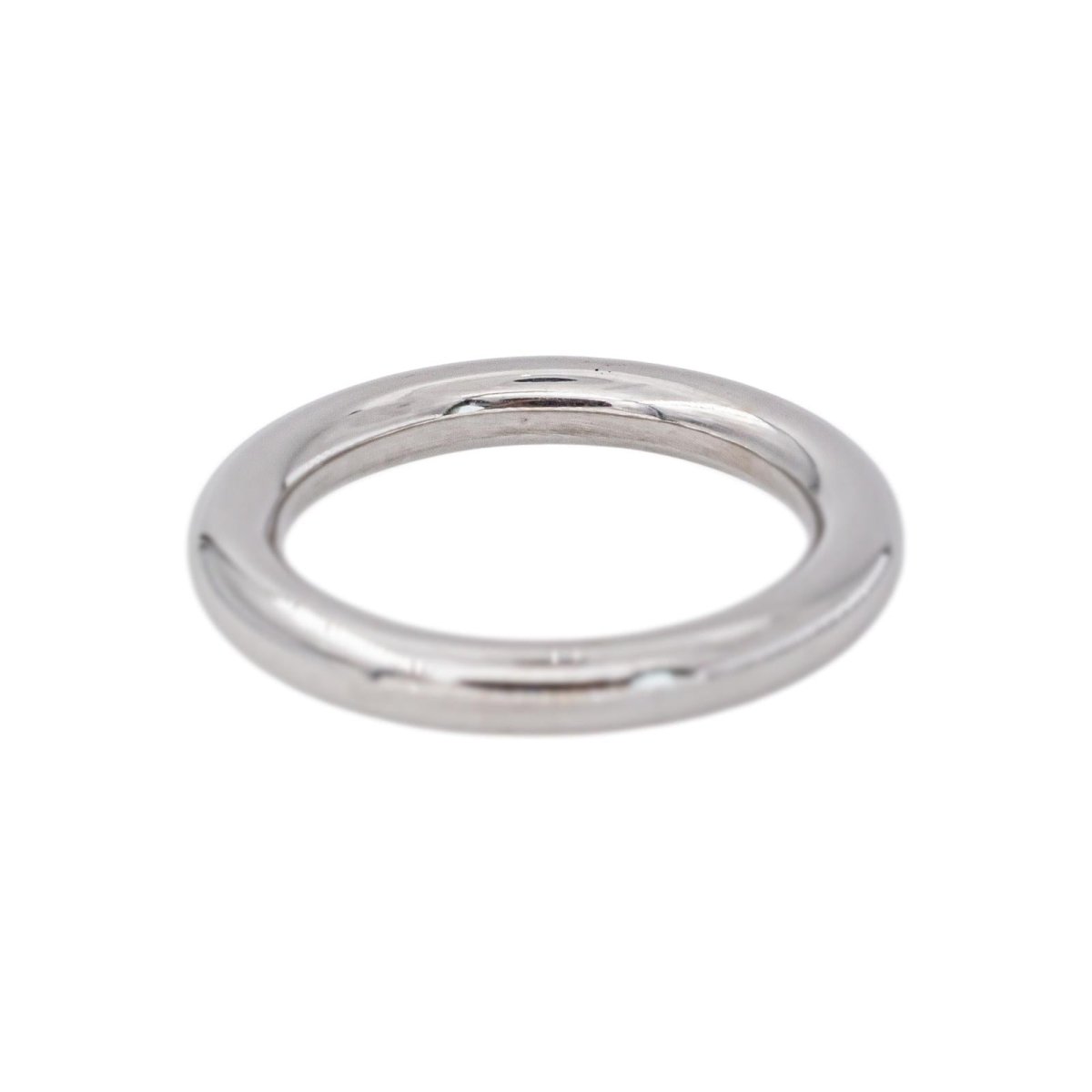 Ginette NY Bague Alliance Be my white domed band Or blanc - Castafiore
