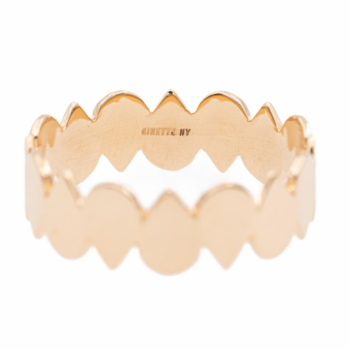 Ginette NY bague Be Mine Bliss Eternity Band Or rose - Castafiore