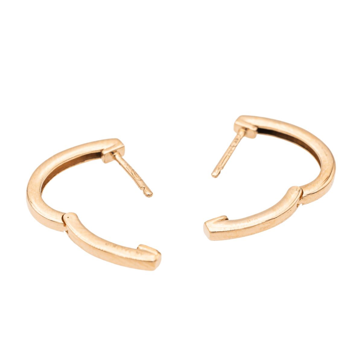 Ginette NY Boucles d'oreilles Créoles Hoop Or rose - Castafiore