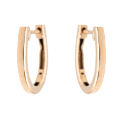 Ginette NY Boucles d'oreilles Créoles Hoop Or rose - Castafiore