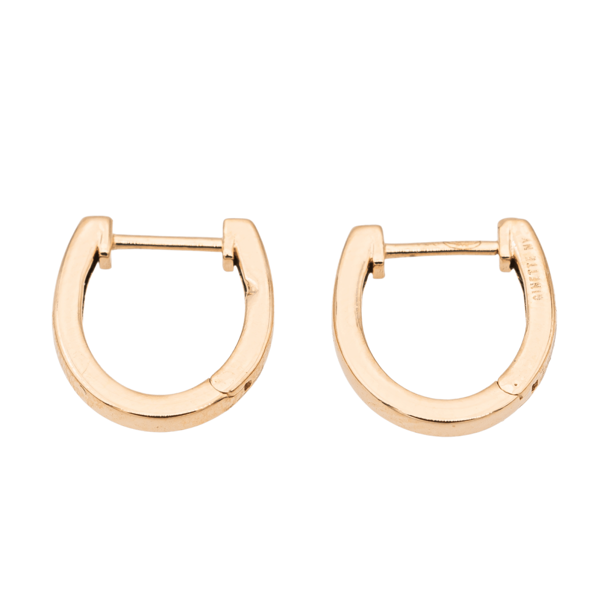 Ginette NY Boucles d'oreilles Créoles Hoop Or rose - Castafiore