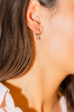 Ginette NY Boucles d'oreilles Or rose Diamant - Castafiore